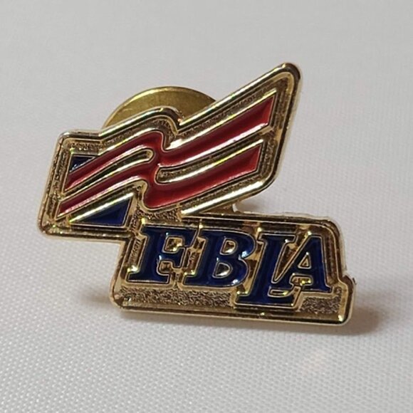 Future Business Leaders of America FBLA Logo Lapel Pin Gold Tone Red Blue - Picture 2 of 5